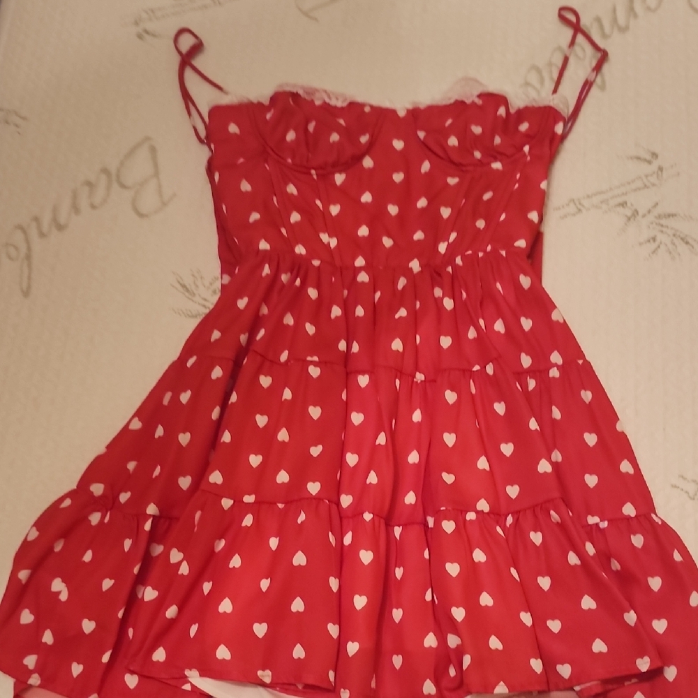Lucy in the Sky Red Heart Kids Dress